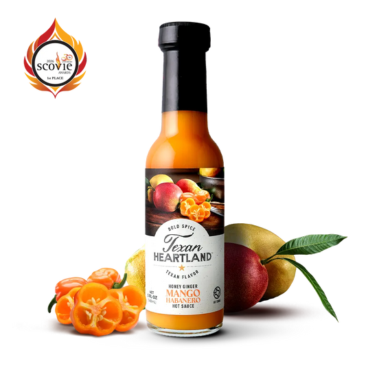 Texan Heartland Honey Ginger Mango Habanero Hot Sauce