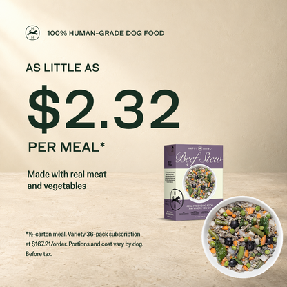 Happy Howl 100% Human-Grade Dog Food