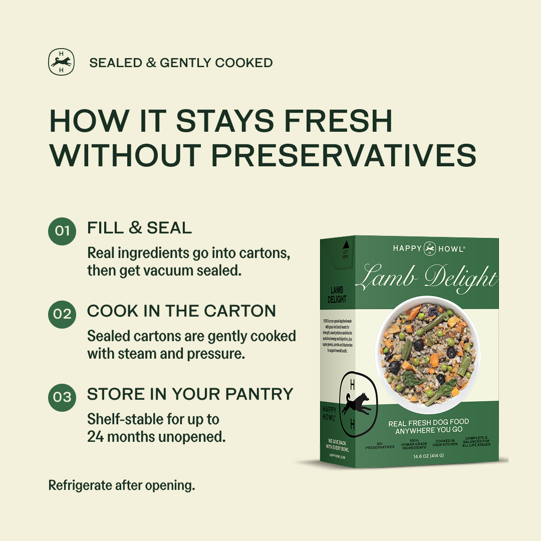 Happy Howl 100% Human-Grade Dog Food