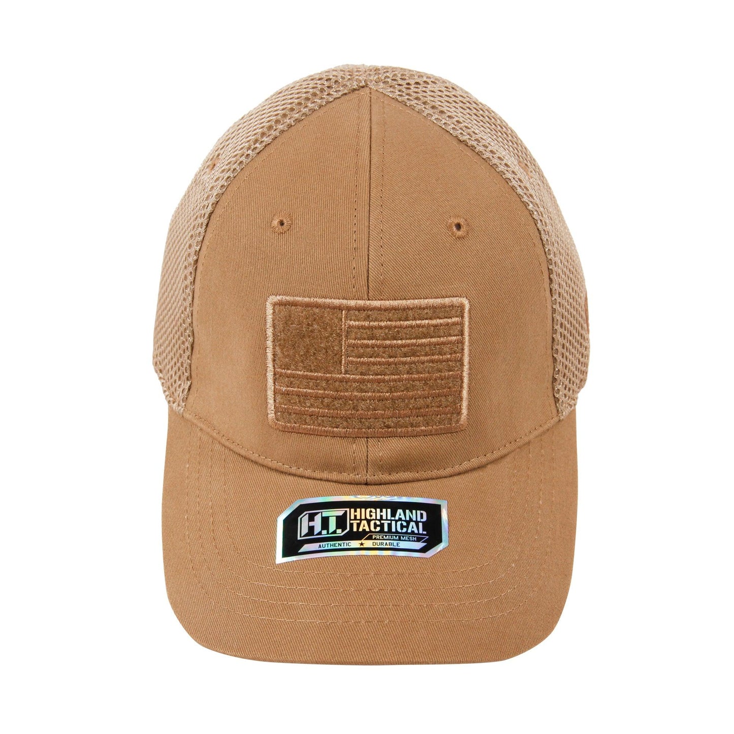 Highland Tactical American Flag Velcro - Soft Mesh Hat