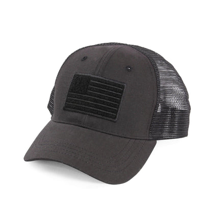 Highland Tactical American Flag Velcro - Trucker Mesh Hat