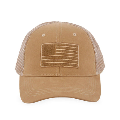 Highland Tactical American Flag Velcro - Trucker Mesh Hat