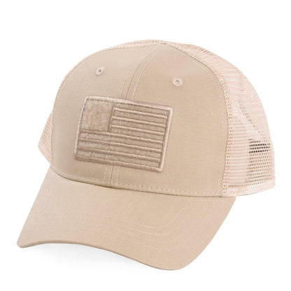 Highland Tactical American Flag Velcro - Trucker Mesh Hat