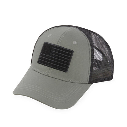 Highland Tactical American Flag Velcro - Trucker Mesh Hat