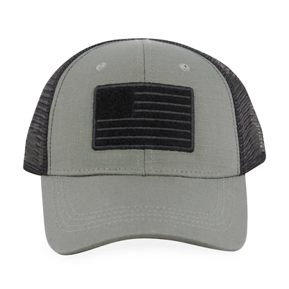 Highland Tactical American Flag Velcro - Trucker Mesh Hat