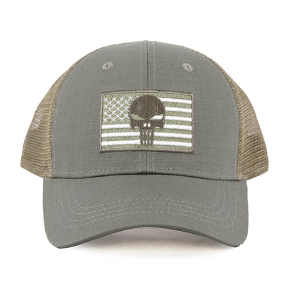 Highland Tactical American Flag/Punisher Skull