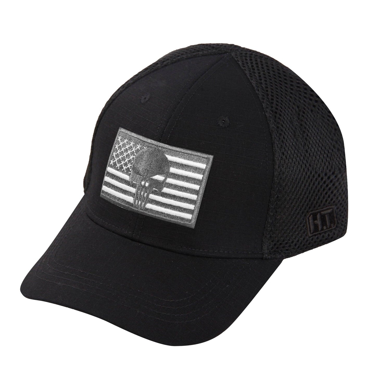 Highland Tactical American Flag/Punisher Skull - Soft Mesh