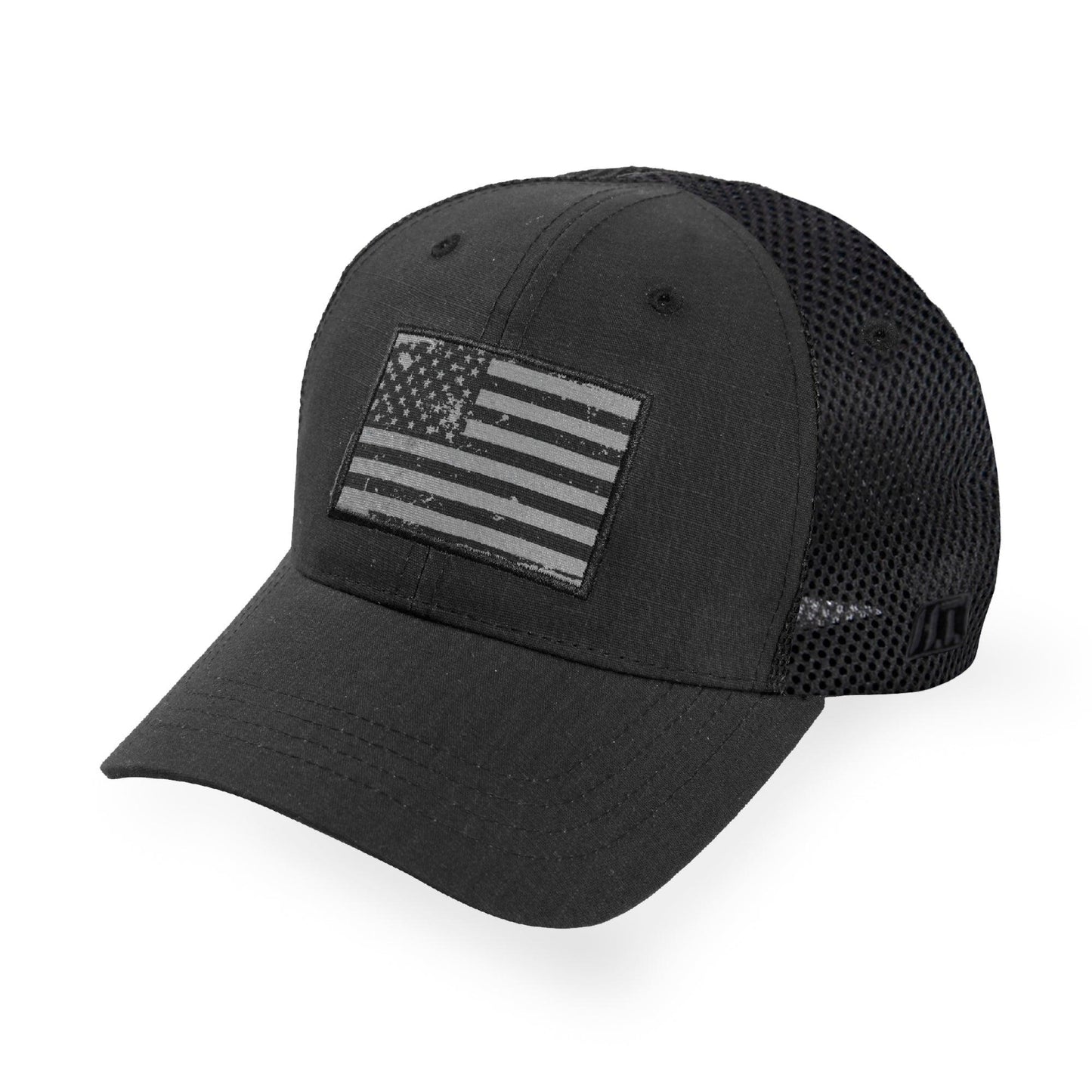 Highland Tactical Distressed American Flag - Soft Mesh