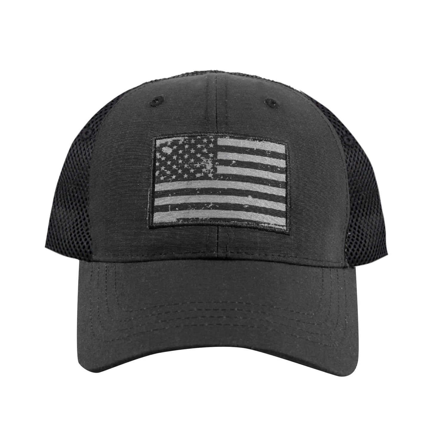 Highland Tactical Distressed American Flag - Soft Mesh