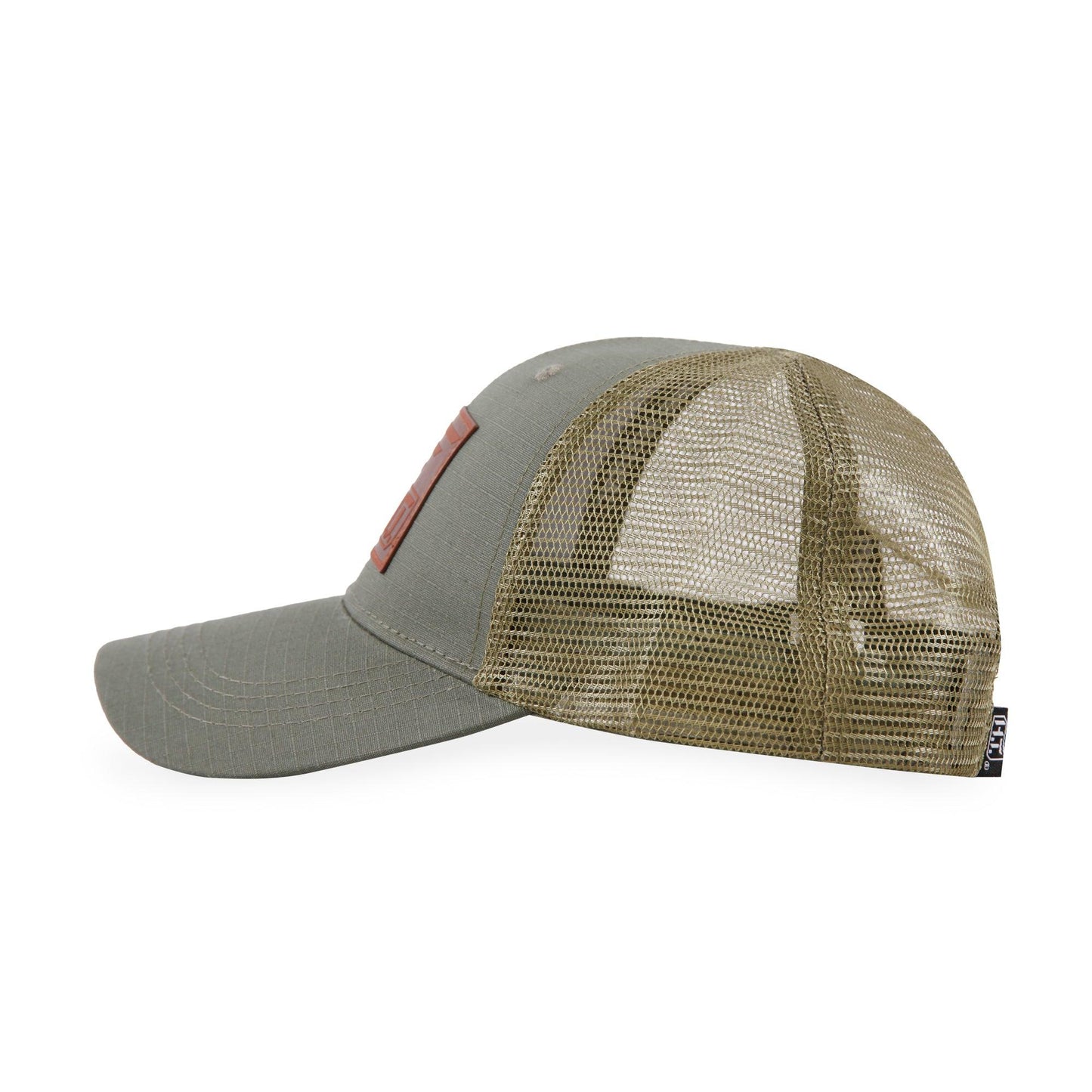 Highland Tactical American Flag/HT Leather Logo-Trucker Mesh