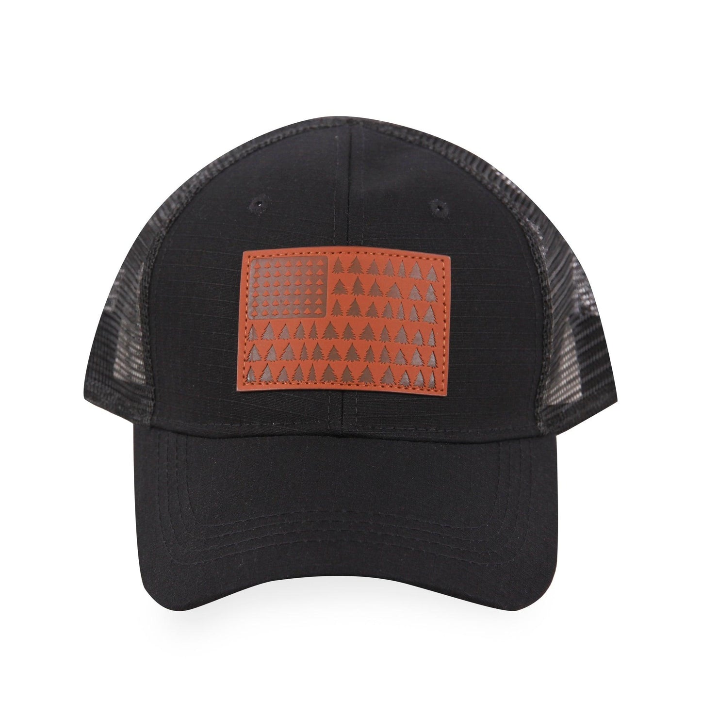 Highland Tactical American Flag (Trees) - Trucker Mesh Hat