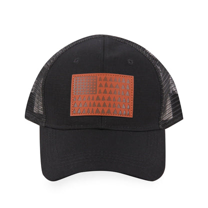 Highland Tactical American Flag (Trees) - Trucker Mesh Hat