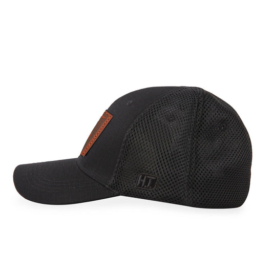 Highland Tactical American Flag/HT Leather - Soft Mesh Hat