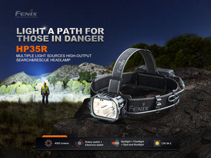 Fenix HP35R Search and Rescue Headlamp