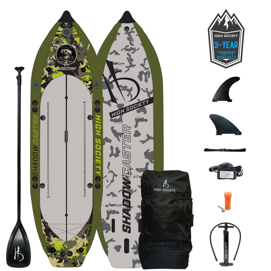 HighSociety Freeride Company - Shadowcaster Inflatable Paddle Board Package