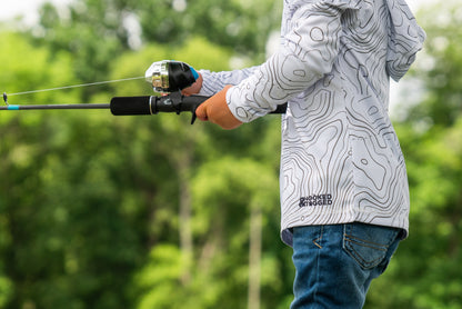 Hooked & Tagged  - Toddler Topographical Performance Hoodie