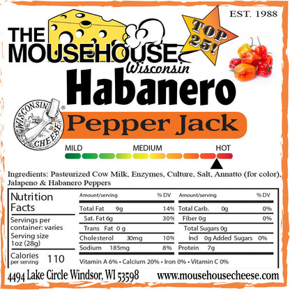 Mousehouse Cheesehaus Habanero Pepper Jack