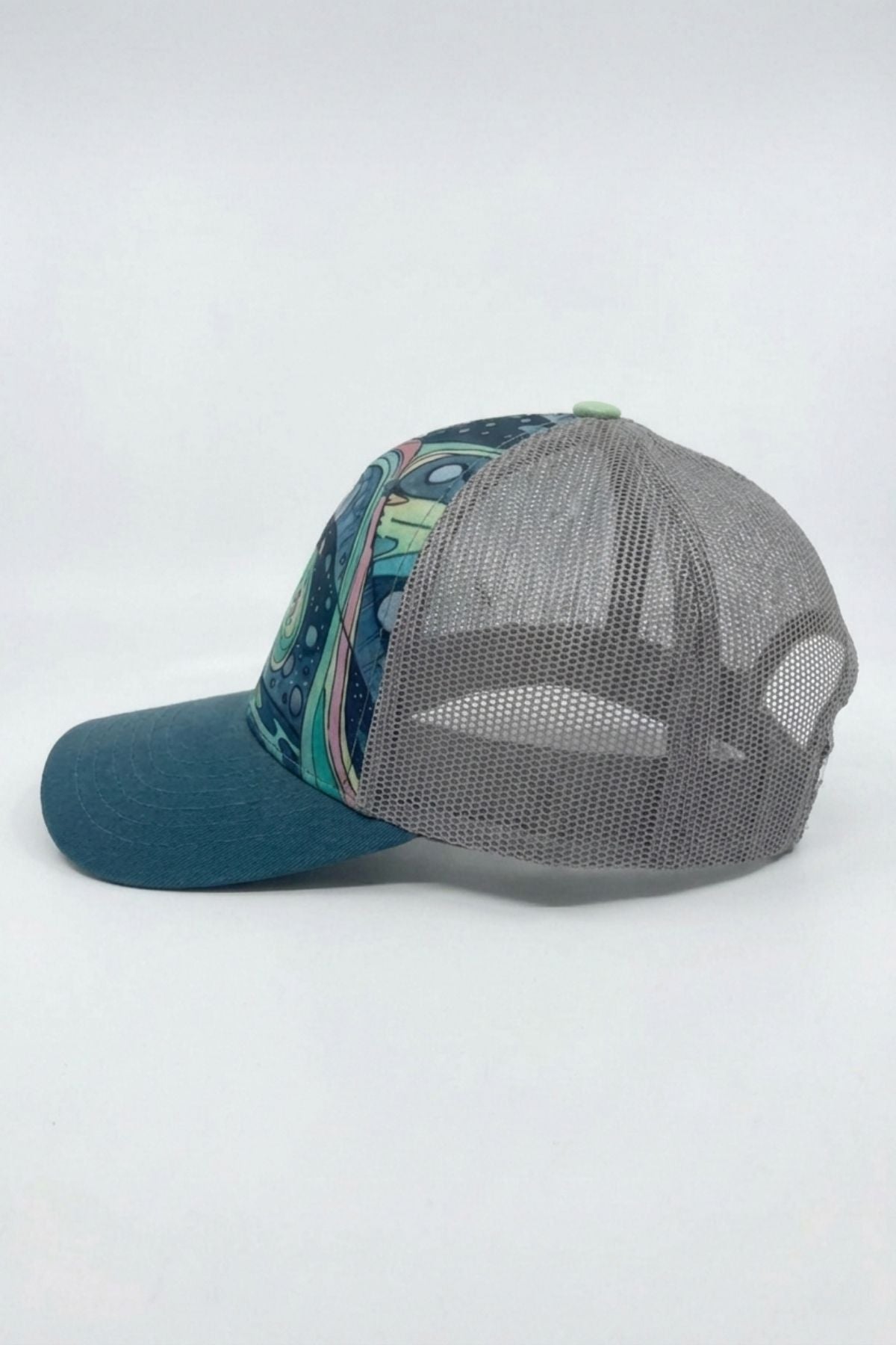 FisheWear HaliBorealis Abstract Trucker Hat