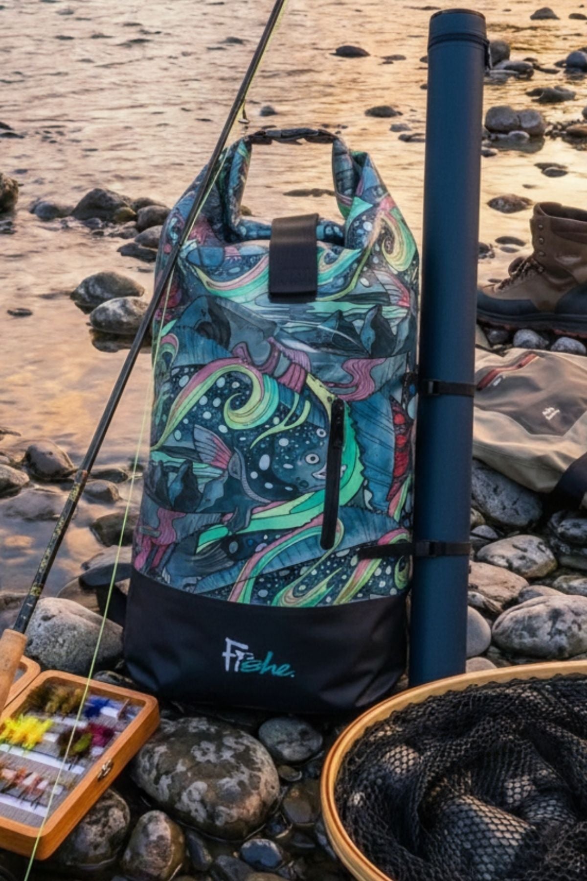 FisheWear HaliBorealis Backpack Dry Bag