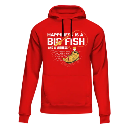 Outdoorzees Happiness Is A Big Fish Unisex Hoodie