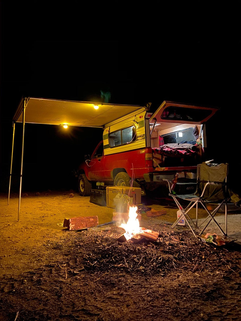 Tailgaters Tire Table Magnetic Overland Light