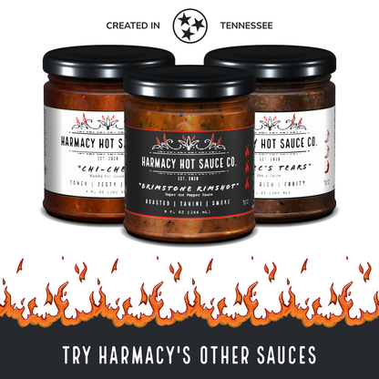 Harmacy Hot Sauce Co. Pata del Diablo - Extra Hot Tomatillo & Clementine Pepper Sauce (9oz)