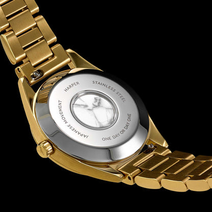 Vincero The Harper - Gold + Green