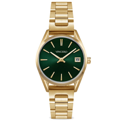 Vincero The Harper - Gold + Green