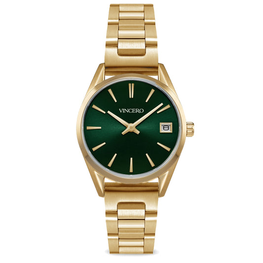 Vincero The Harper - Gold + Green
