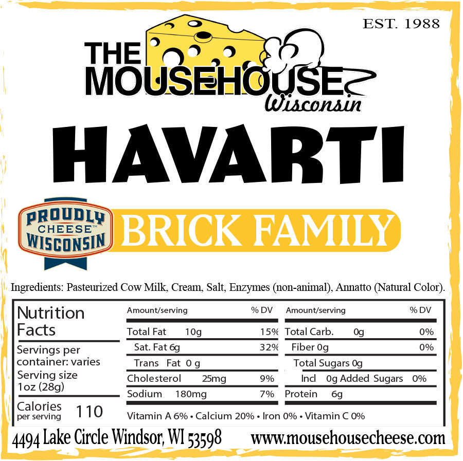 Mousehouse Cheesehaus Havarti