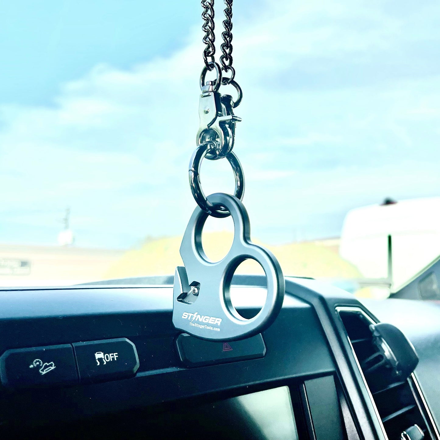 Stinger Survival Tools Emergency Escape Tool Keychain (Mandala)