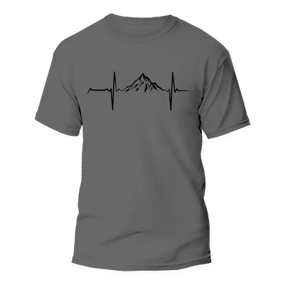 Outdoorzees Mountain Hiking Heartbeat Unisex T-Shirt