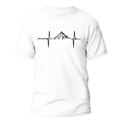 Outdoorzees Mountain Hiking Heartbeat Unisex T-Shirt