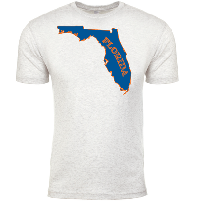 Saltwater Born Key West, FL Orange and Blue Soft Tee