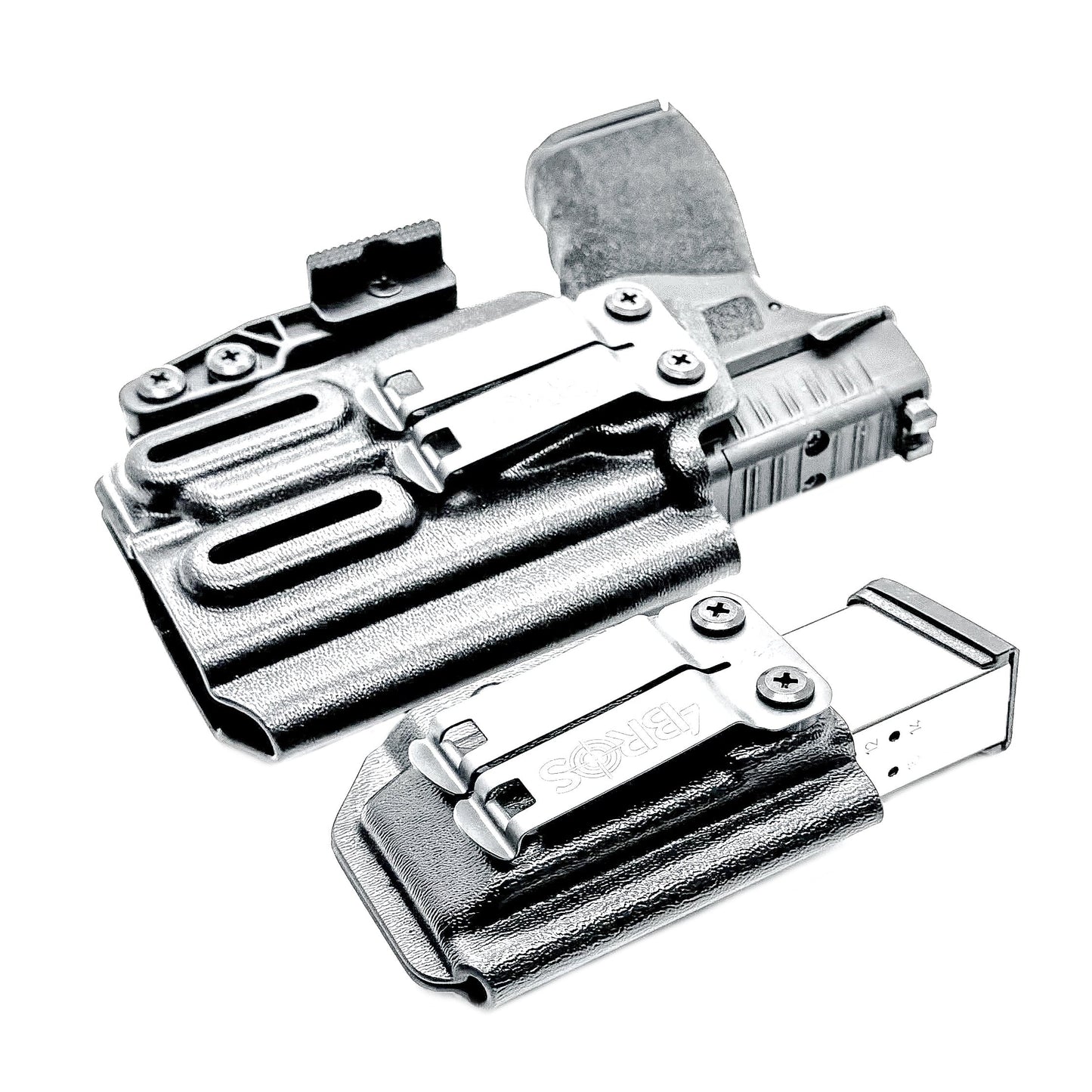 Four Brothers Springfield Hellcat Pro & TLR-7 X/A IWB RH Holster with Magazine Carrier Combo