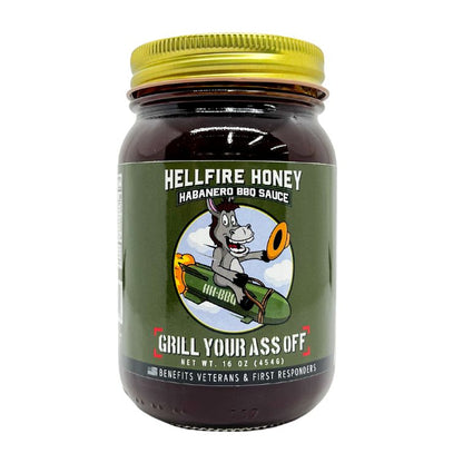 Grill Your Ass Off Hellfire Honey Habanero Bbq Sauce™