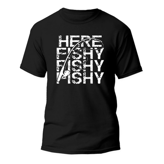 Outdoorzees Here Fishy Fishy Man T-Shirt