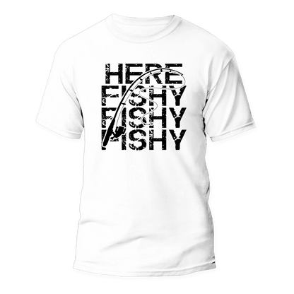 Outdoorzees Here Fishy Fishy Man T-Shirt