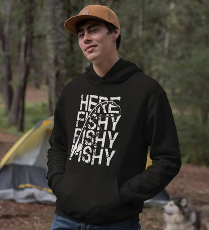 Outdoorzees Here Fishy Fishy Unisex Hoodie