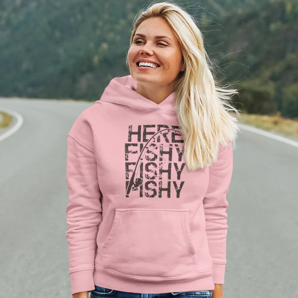 Outdoorzees Here Fishy Fishy Unisex Hoodie
