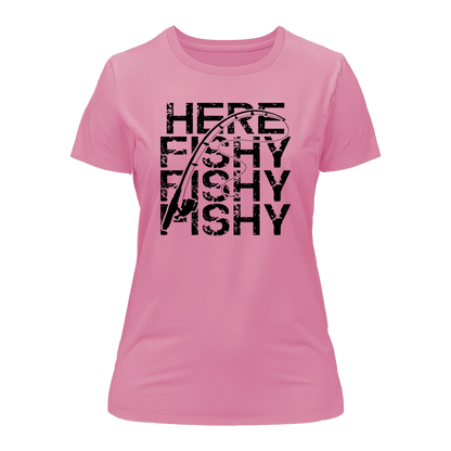 Outdoorzees Here Fishy Fishy T-Shirt for Women