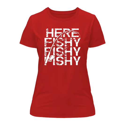 Outdoorzees Here Fishy Fishy T-Shirt for Women