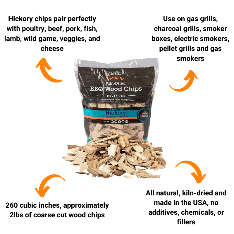 Grill Masters Club Wood Chip 4-Pack: Apple, Hickory, Cherry & Pecan