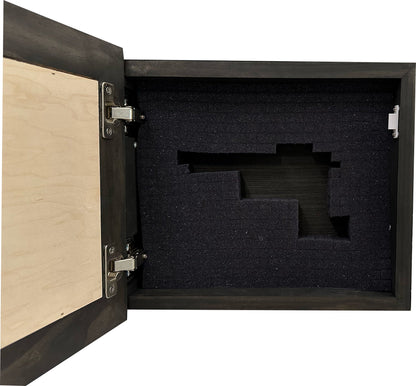 Bellewood Designs - Hidden Gun Safe Recessed In Wall Farmhouse Chicken And Eggs Decoration