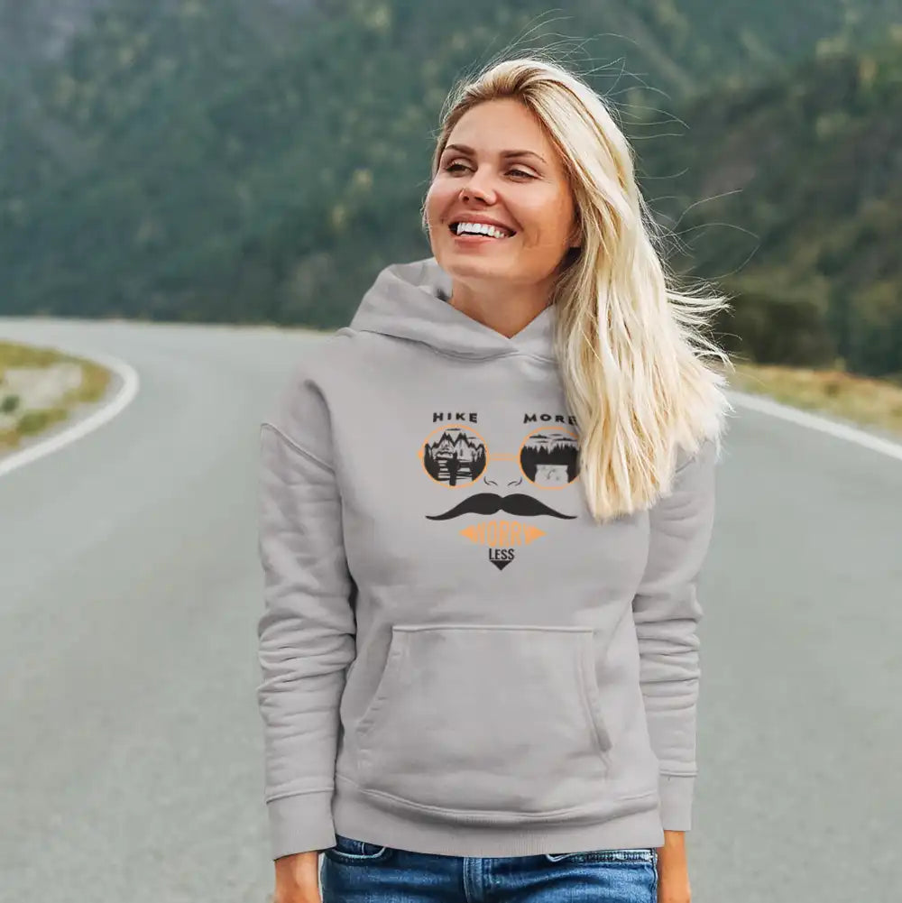 Outdoorzees Hike More Worry Less Unisex Hoodie