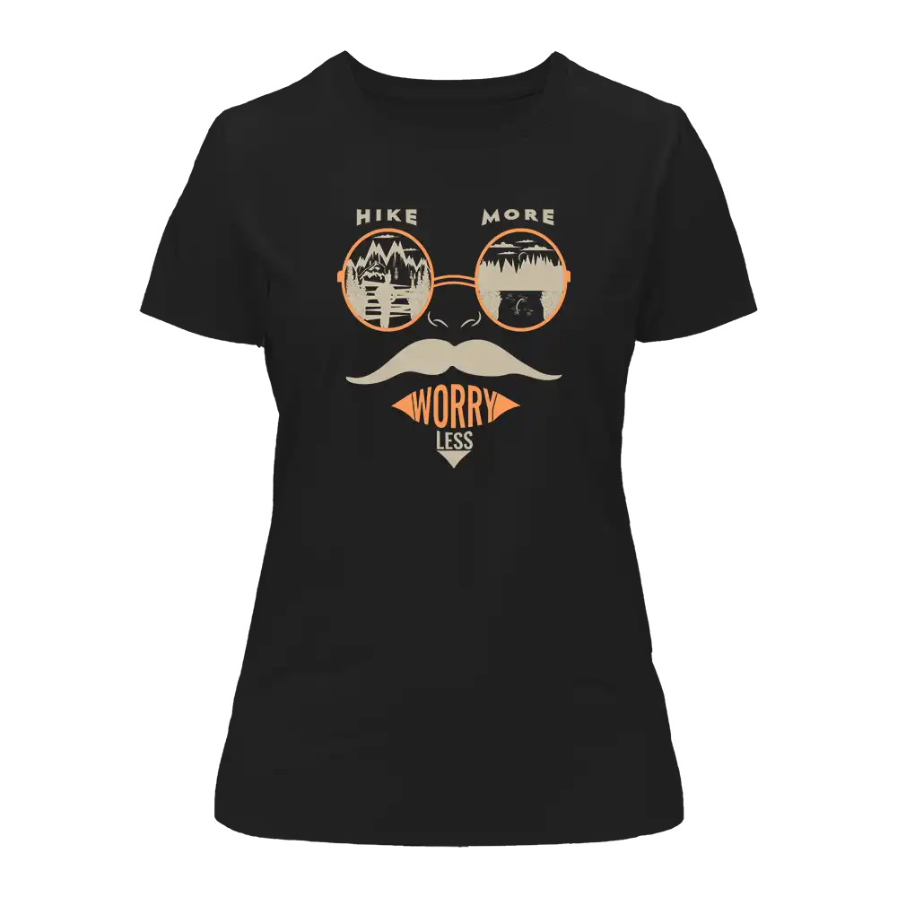 Outdoorzees Hike More Worry Less T-Shirt for Women