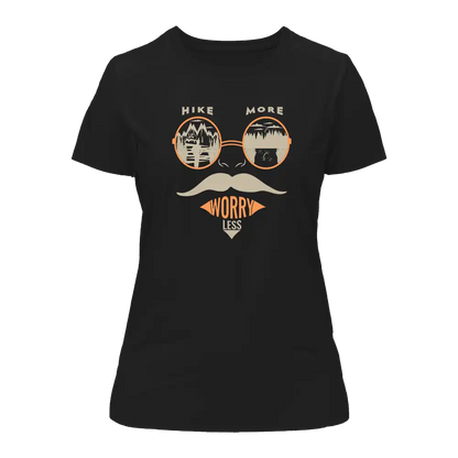 Outdoorzees Hike More Worry Less T-Shirt for Women