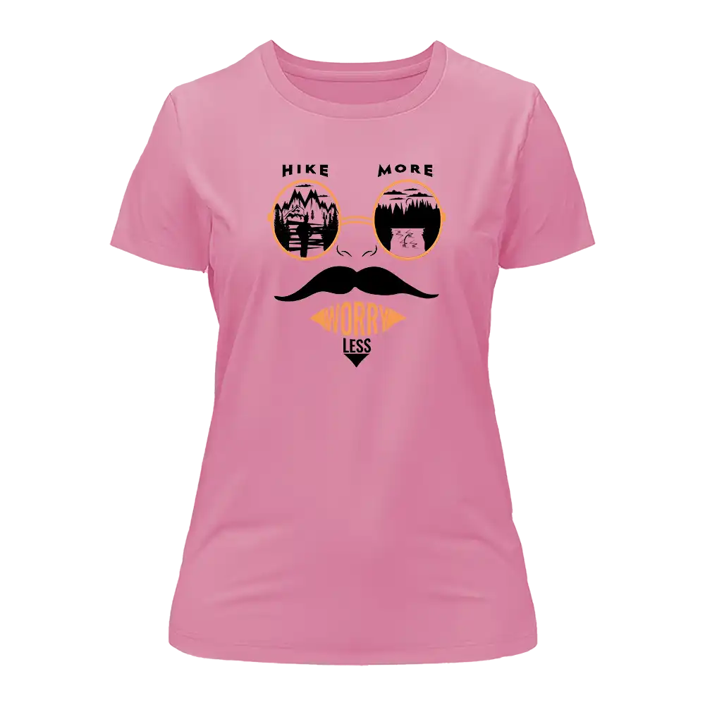 Outdoorzees Hike More Worry Less T-Shirt for Women