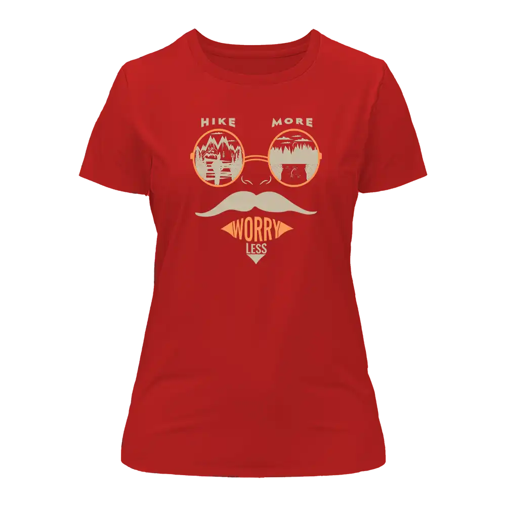 Outdoorzees Hike More Worry Less T-Shirt for Women