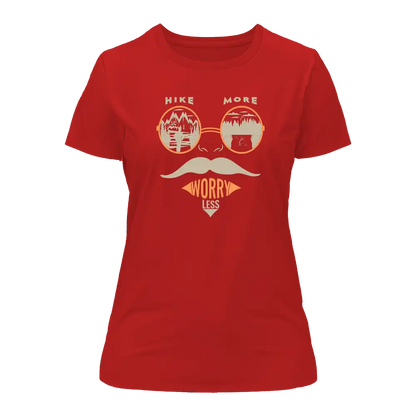 Outdoorzees Hike More Worry Less T-Shirt for Women